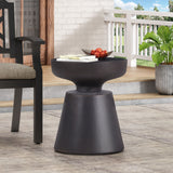 Christopher Knight Home® - Noble House - - Outdoor Lightweight Concrete Side Table