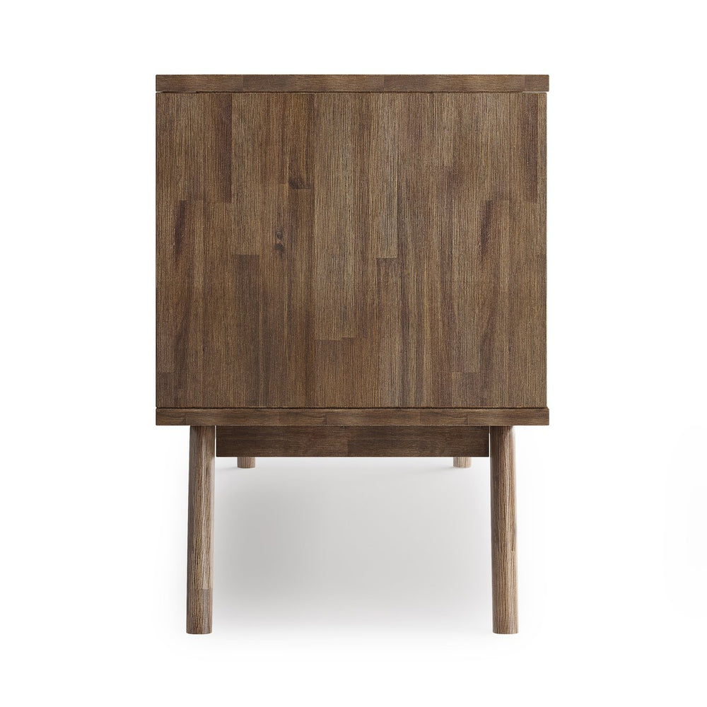 English Elm Clarkson Low Tv Stand - Handcrafted Rustic Acacia Wood Media Console For Stylish Home Entertainment B136P158781