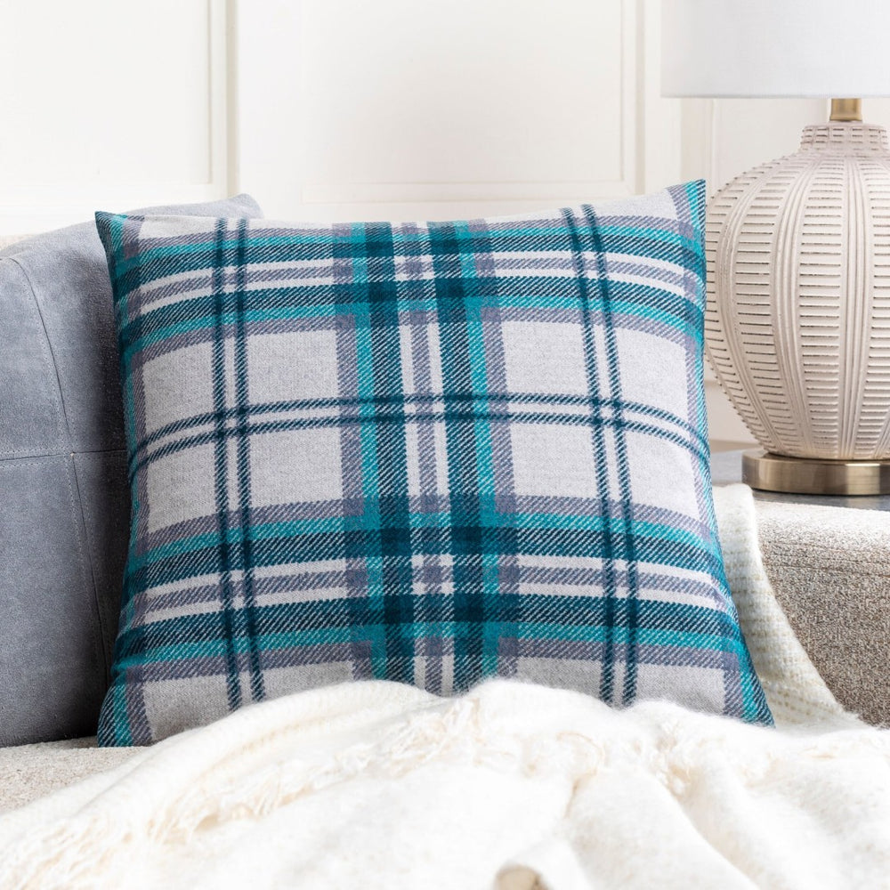 Surya Benji Farmhouse Cottage Square Throw Pillow Polyester Fill Sofa and Bedroom Accent BNJ002-2222