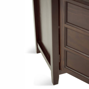 English Elm Burlington Tall Tv Media Stand In Rich Mahogany Brown - Classic Design With Ample Storage & Style B136P159511