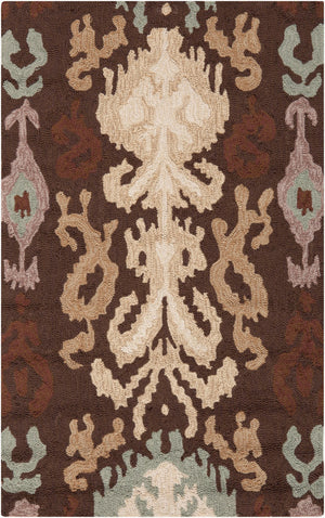 Surya Brentwood 2'6" X 4' Handmade Rug - Elegant Global-inspired Design, Durable, Eco-friendly & Easy Care Tan Polyester Bnt7673-264