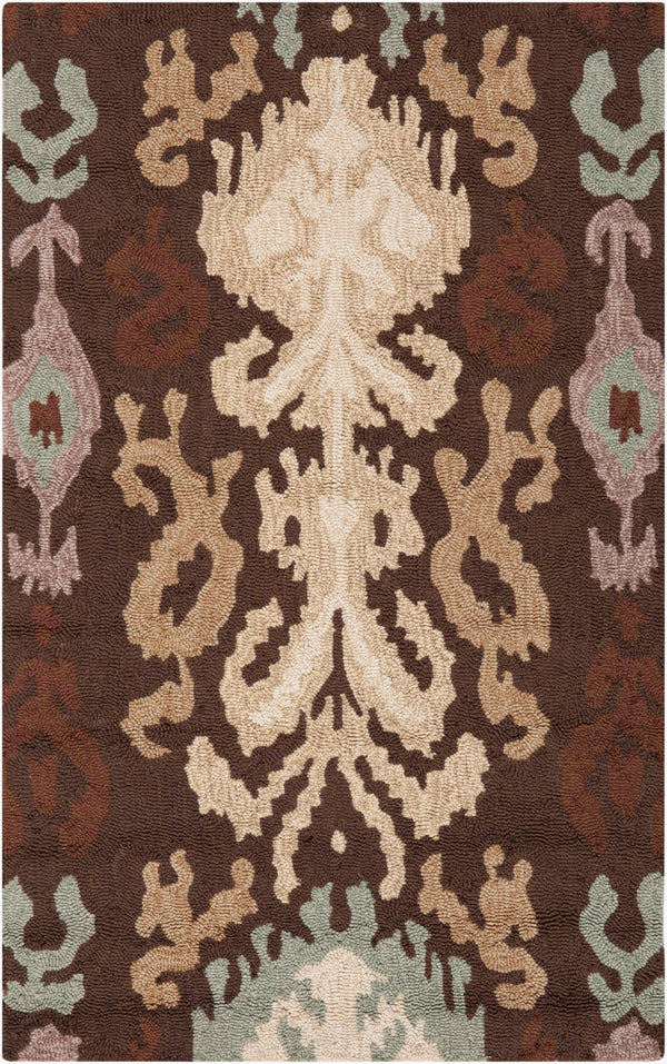 Surya Brentwood 2'6" X 4' Handmade Rug - Elegant Global-inspired Design, Durable, Eco-friendly & Easy Care Tan Polyester Bnt7673-264