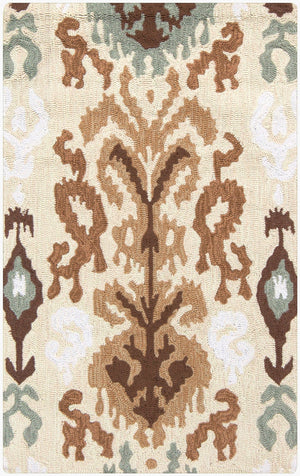 Surya Brentwood 2'6" X 4' Handmade Rug - Elegant Global-inspired Design, Durable, Eco-friendly & Easy Care Beige Polyester Bnt7674-810