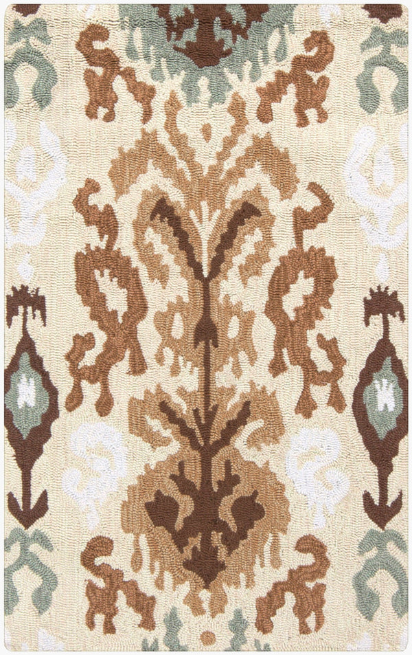 Surya Brentwood 2'6" X 4' Handmade Rug - Elegant Global-inspired Design, Durable, Eco-friendly & Easy Care Beige Polyester Bnt7674-810