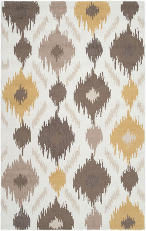 Surya Brentwood 2'6" X 4' Handmade Rug - Elegant Global-inspired Design, Durable, Eco-friendly & Easy Care Ivory Polyester Bnt7676-58