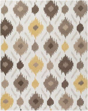 Surya Brentwood 2'6" X 4' Handmade Rug - Elegant Global-inspired Design, Durable, Eco-friendly & Easy Care Ivory Polyester Bnt7676-810