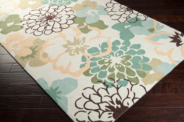 Surya Brentwood 2'6" X 4' Handmade Rug - Elegant Global-inspired Design, Durable, Eco-friendly & Easy Care Ivory Polyester Bnt7692-810