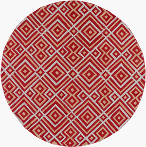 Surya Brentwood 2'6" X 4' Handmade Rug - Elegant Global-inspired Design, Durable, Eco-friendly & Easy Care Rust Polyester Bnt7699-6rd