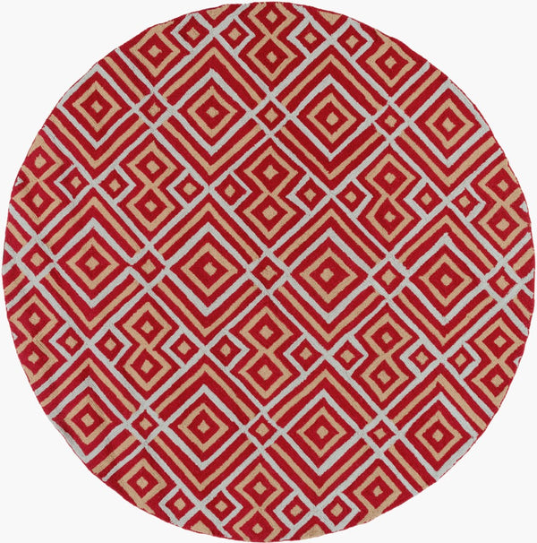 Surya Brentwood 2'6" X 4' Handmade Rug - Elegant Global-inspired Design, Durable, Eco-friendly & Easy Care Rust Polyester Bnt7699-6rd