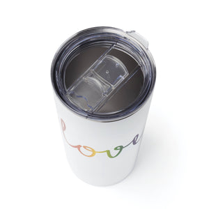 Lenox Cambridge 20 Oz "Love" Script Highball Tumblers, White, Set of 2 NO COLOR METAL EPRD60CB2DS