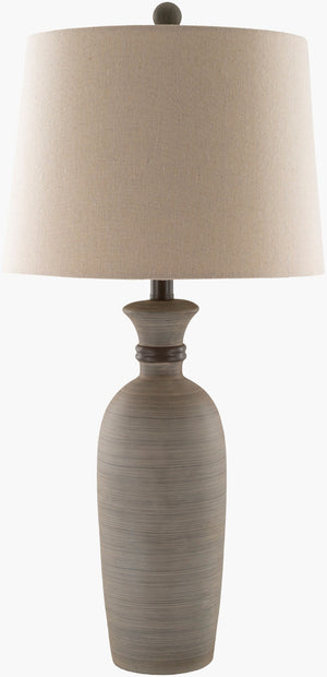 Livabliss Abellona Resin Base Table Lamp with Linen Shade for Nightstand or Console BOA-001