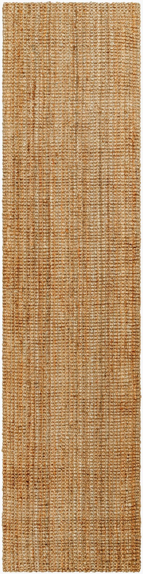 Livabliss Calla Handwoven Jute Flatweave Area Rug Organic Cottage Farmhouse Living Room Floor Tan, Beige 2'6" x 20' BOAC2300-2620