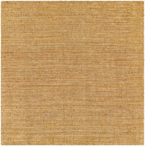 Livabliss Calla Handwoven Jute Flatweave Area Rug Organic Cottage Farmhouse Living Room Floor Tan, Beige 8' x 8' Square BOAC2300-8SQ