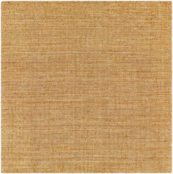 Livabliss Calla Handwoven Jute Flatweave Area Rug Organic Cottage Farmhouse Living Room Floor Tan, Beige 8' x 8' Square BOAC2300-8SQ