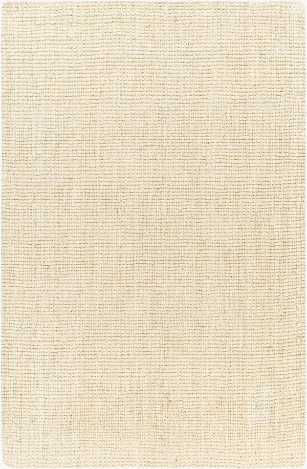 Livabliss Calla Handwoven Jute Flatweave Area Rug for Farmhouse Coastal and Cottage Living Spaces Butter 6' x 9' BOAC2301-69