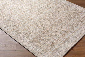 Livabliss Aureta Traditional Medallion Polyester Accent Rug for Entryways and High Traffic Areas Sandstone 2' x 2'11" BOAU2302-2211