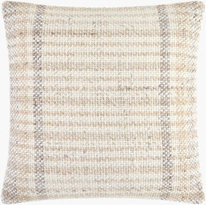 Livabliss Amaya Handcrafted Cotton Square Accent Pillow Artisan Woven Soft Throw for Sofa BOAY001-2222P
