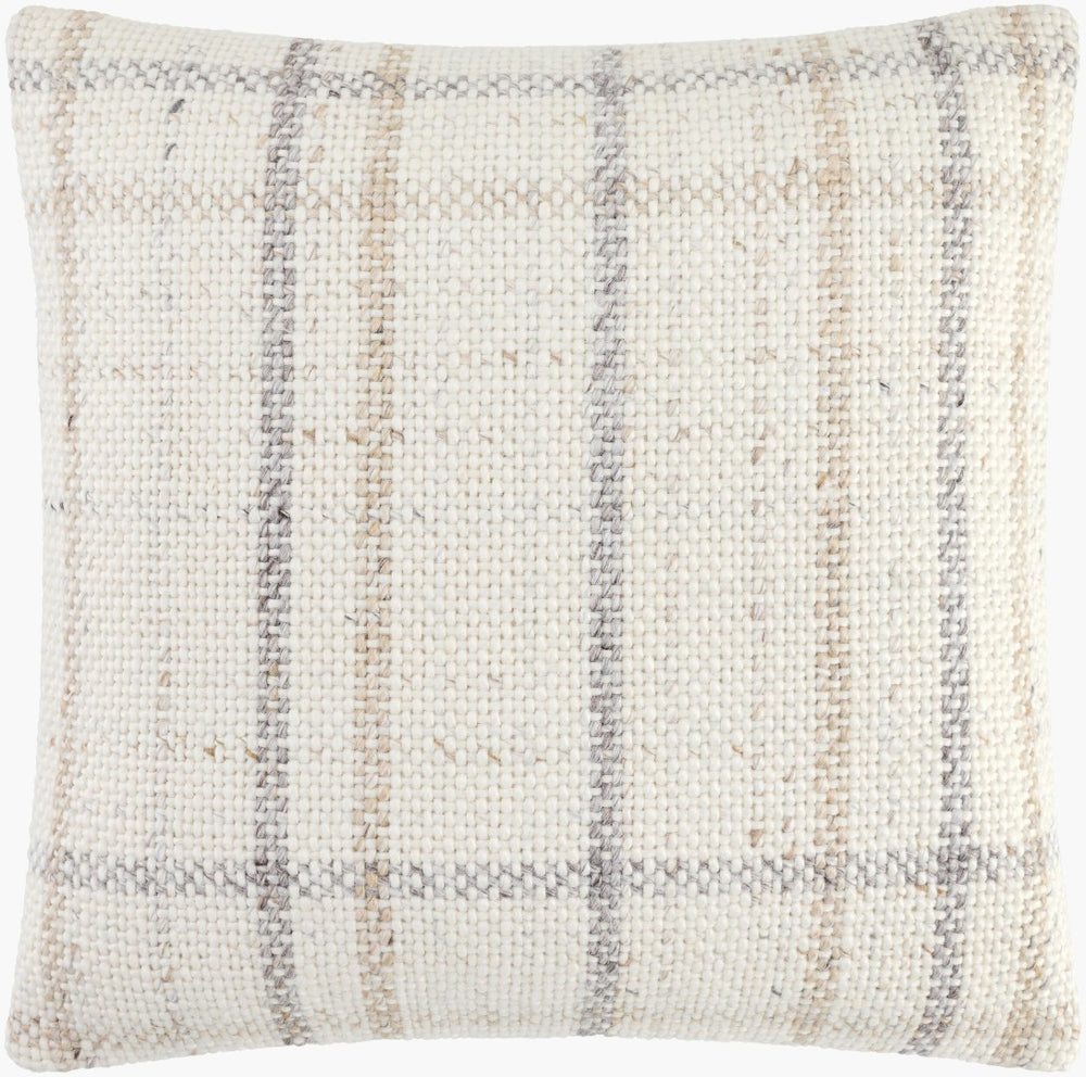 Livabliss Amaya Cotton Square Accent Pillow Artisan Crafted for Sofa or Bed Decor BOAY002-1818