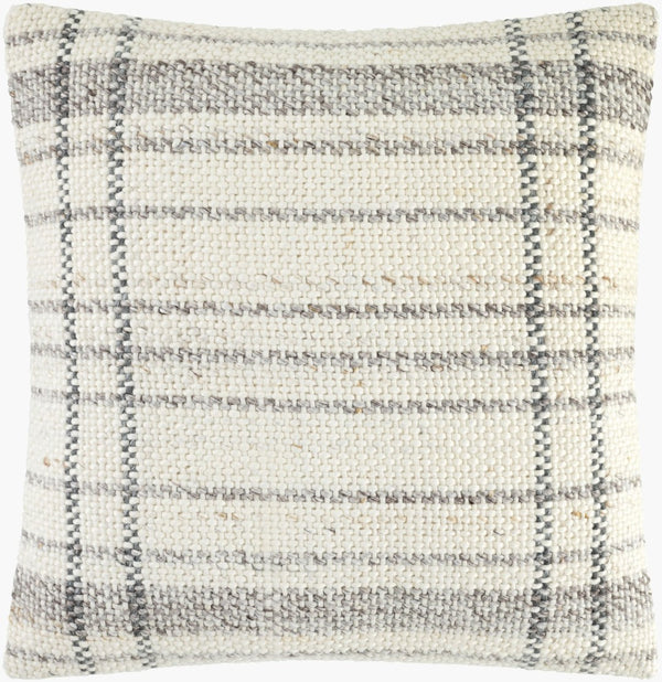 Livabliss Amaya Square Cotton Accent Pillow Artisan Woven Sofa Bed Layering Decor 22 Inch BOAY005-2222