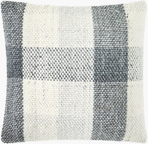 Livabliss Amaya Cotton Square Accent Pillow Woven Texture for Sofa Armchair or Bed Decor BOAY006-2020D
