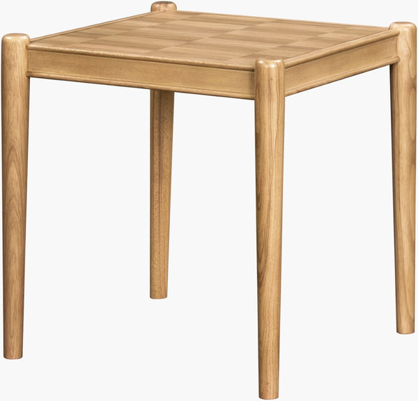 Livabliss Brisa Ash Veneer and Rubberwood End Table Compact Square Living Room Accent BOBR001-232222