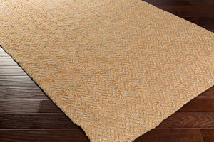 Surya Boca 3'3" X 5'3" Handmade Jute Rug - Global Elegance And Durability For Your Home Decor Bliss! Camel Jute,Polyester Boc1002-3353