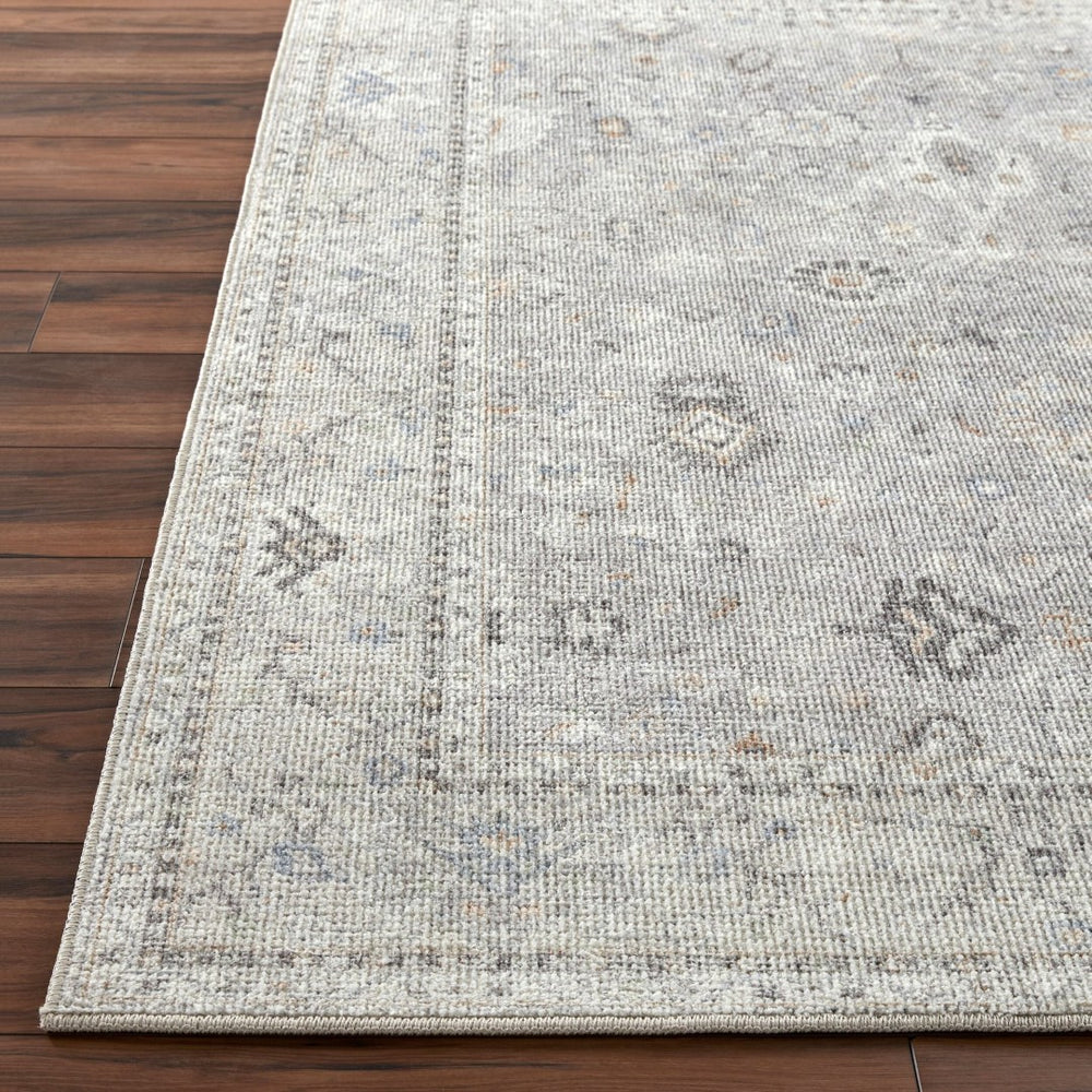 Livabliss Davina Turkish Machine Woven Polyester Area Rug with Medallion Pattern for Entryway Medium Gray, Li 9'2" x 12' BOCC2300-9212