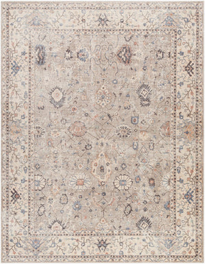 Livabliss Davina Traditional Medallion Polyester Area Rug Machine Woven Accent for Entryway Medium Gray, Li 7'10" x 10' BOCC2302-71010