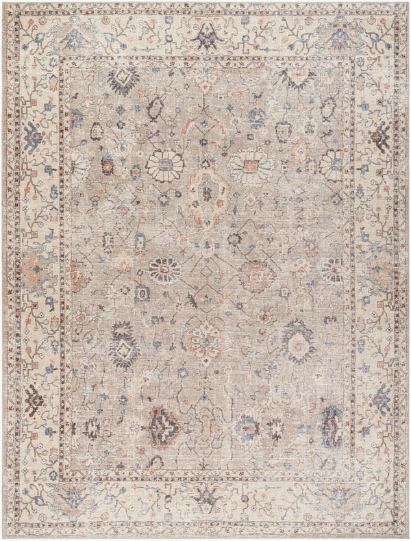 Livabliss Davina Traditional Medallion Polyester Area Rug Machine Woven Accent for Entryway Medium Gray, Li 9'2" x 12' BOCC2302-9212