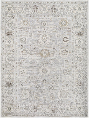 Livabliss Carmela Machine Woven Polypropylene Area Rug Traditional Pattern for Living Dining Rooms Ivory, Light Be 5'3" x 7' BOCM2301-537