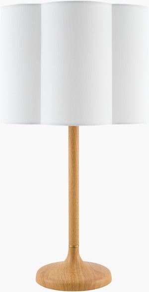 Livabliss Lucera Handcrafted Metal Base Table Lamp with Linen Shade for Living Room Decor BOCR-001