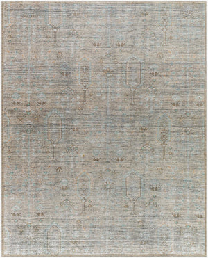 Livabliss Darling Vintage Inspired Runner Rug Machine Woven Turkey Earthy Tones Hallway Entryway Tan, Olive 7'7" x 9'6" BODA2302-7796