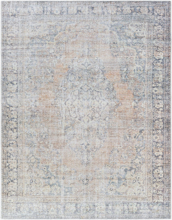 Livabliss Darling Medallion Flatweave Runner Rug Vintage Inspired Polyester for Hallway Entryway Camel, Black 7'7" x 9'6" BODA2305-7796