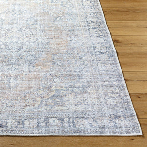Livabliss Darling Medallion Flatweave Runner Rug Vintage Inspired Polyester for Hallway Entryway Camel, Black 6'7" x 9' BODA2305-679