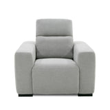 VIG Furniture Divani Casa Bode - Modern Grey Fabric Recliner Chair VGMB-R211-P1-CHR-M31