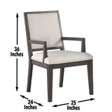 Steve Silver Mila Arm Chair, Set of 2 MI500A