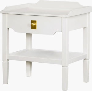 Livabliss Doheny Rubberwood End Table Transitional Living Room Side with Smooth Mdf Top BODH002-242218