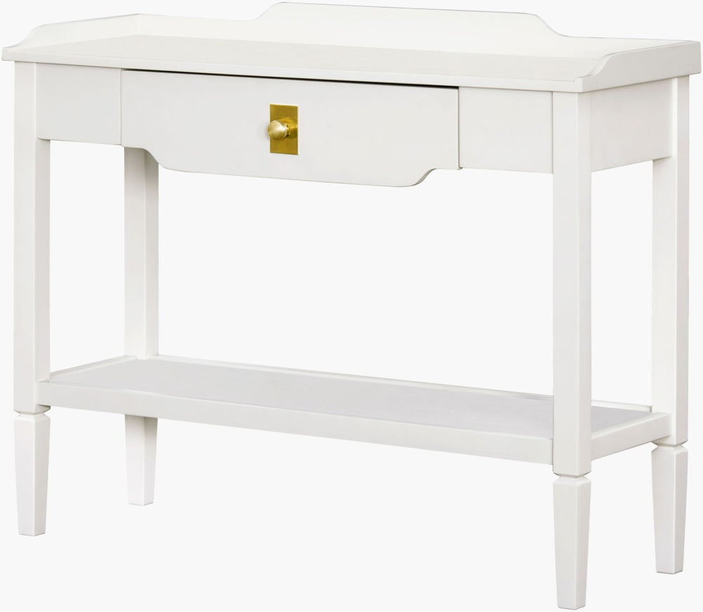 Livabliss Doheny Slim Rubberwood Console Table Entryway Hallway Accent with Mdf Top BODH006-334014