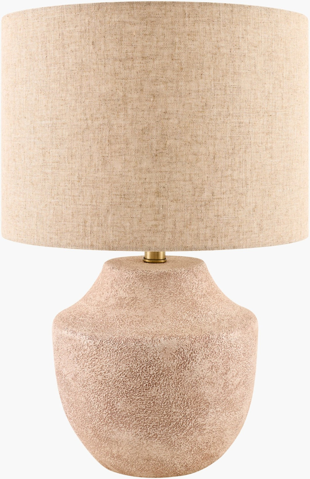 Livabliss Alondra Traditional Linen Shade Table Lamp with Metal Base for Bedroom or Living Room BODR-001