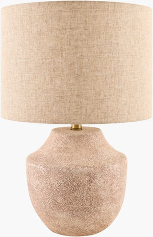 Livabliss Alondra Traditional Linen Shade Table Lamp with Metal Base for Bedroom or Living Room BODR-001