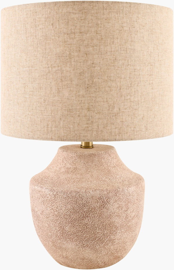 Livabliss Alondra Traditional Linen Shade Table Lamp with Metal Base for Bedroom or Living Room BODR-001