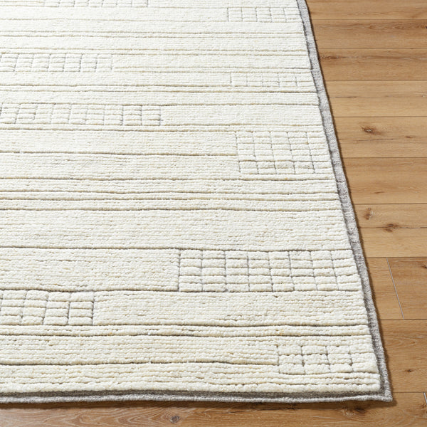 Davey BODV-2300 9' x 12' Handmade Rug BODV2300-912  Light Beige Surya
