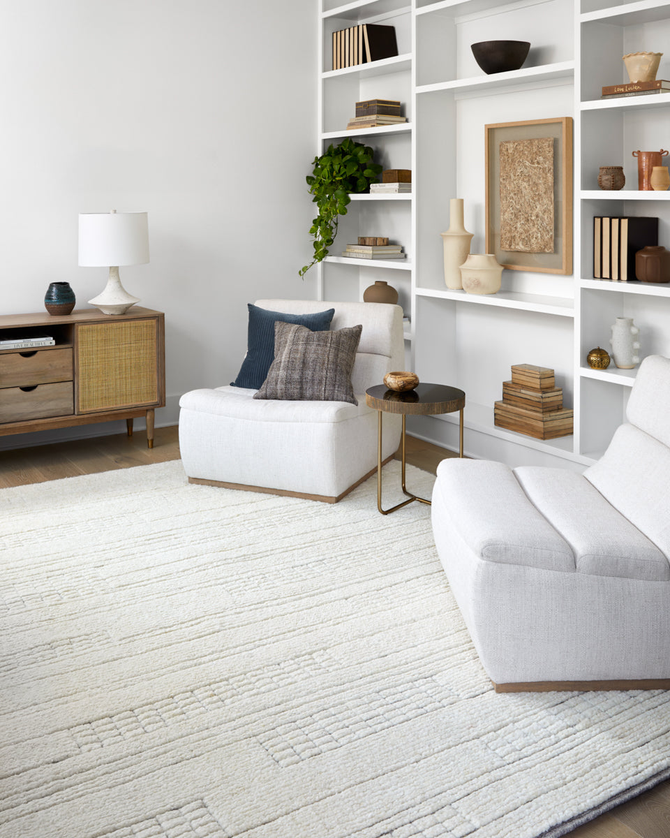 Davey BODV-2300 9' x 12' Handmade Rug BODV2300-912  Light Beige Surya