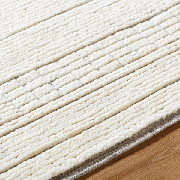 Davey BODV-2300 9' x 12' Handmade Rug BODV2300-912  Light Beige Surya