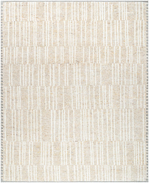 Davey BODV-2301 8' x 10' Handmade Rug BODV2301-810  Beige, Black Surya