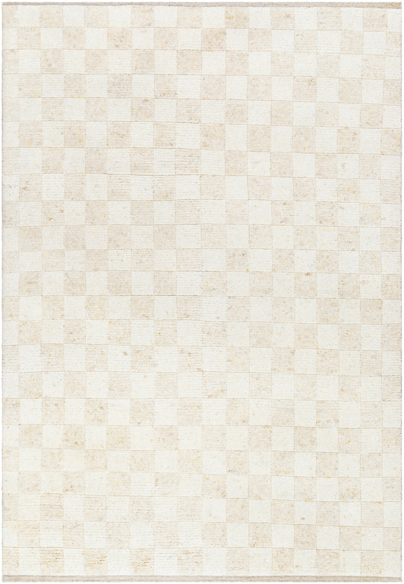 Davey BODV-2303 9' x 12' Handmade Rug BODV2303-912  Cream, Light Beige Surya