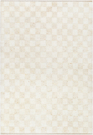 Surya Davey Handmade 2' X 3' Wool Rug - Timeless Hand-knotted Design For Classic Home Décor Elegance Cream Wool Bodv2303-23