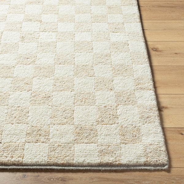 Davey BODV-2303 9' x 12' Handmade Rug BODV2303-912  Cream, Light Beige Surya