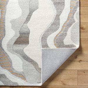 Buenos Aires BOE-2301 9' x 12' Handmade Rug BOE2301-912  Off-White, Light Silver, Silver Surya