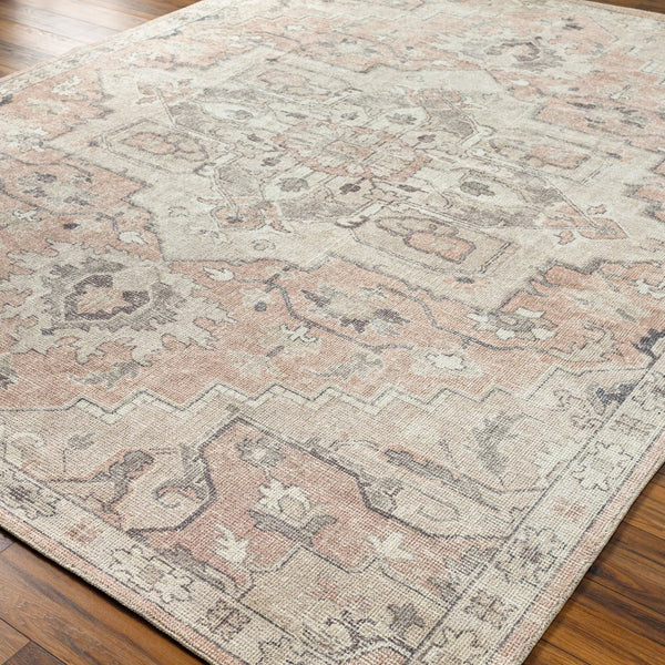 Livabliss Elle Machine Woven Polyester Area Rug with Traditional Turkish Pattern for Entryways Tan, Light Beig 2'7" x 7'3" BOEC2300-2773